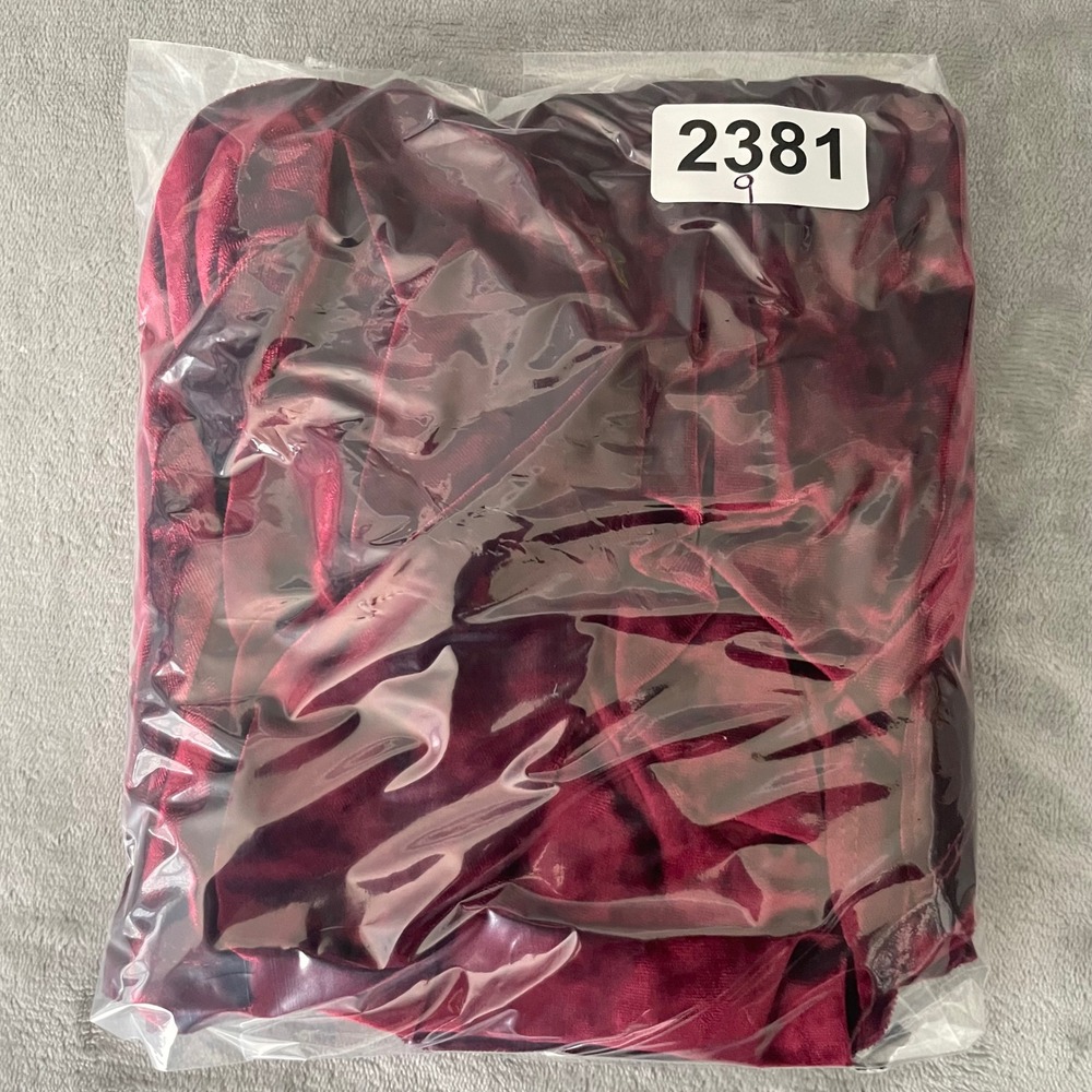 Forever 21 Velvet Mini Dress Womens Medium Burgundy Lace Trim Fit Flare Holiday - Picture 9 of 9